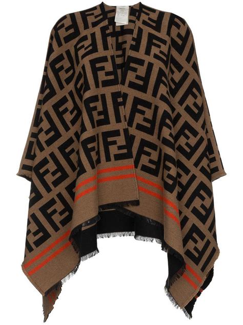 fendi shawls|fendi poncho women's.